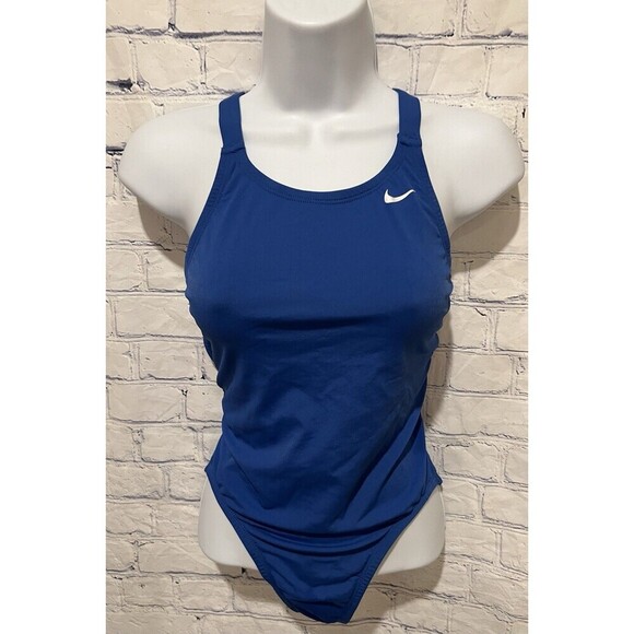 Nike HydraStrong Solid Fastback One Piece Swimsuit Size 6 - Picture 1 of 7